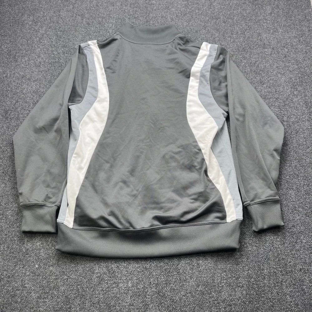 Jordan Dri-FIT Full Zip Athletic Gray Colorblock Track Jacket
